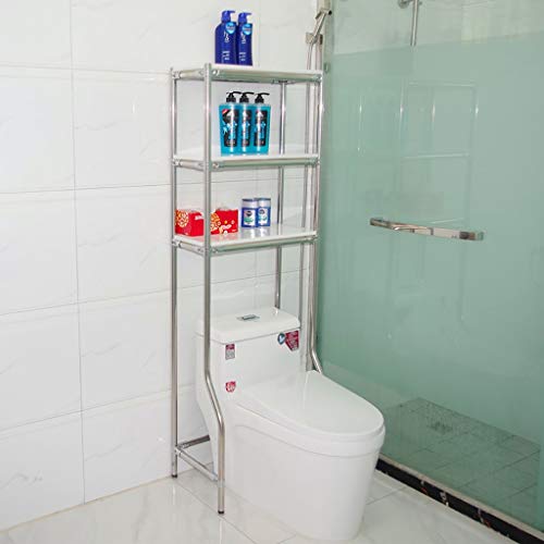 LGChobby Badezimmer-Aufbewahrungsregal, Waschmaschinen-Aufbewahrungsrahmen für über der Toilette, Badezimmer-Turmregal, Bodenregale, Badezimmer-Aufbewahrungsregal, mehrschichtiges Aufbewahrungsregal von LGChobby