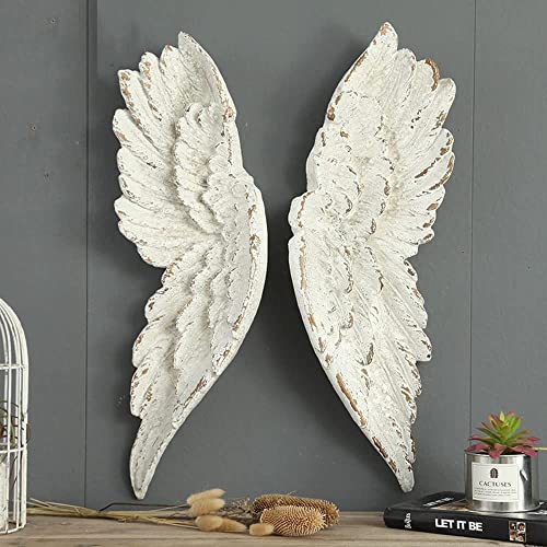 LGESR Engel Wings Wandkunstdekoration Hängende Harz Engel Flügel Wand Skulptur Wandmontierte Engel Flügel Statue Orament for Wohnzimmer von LGESR