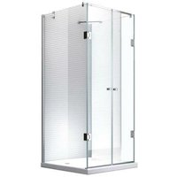 Lifestyle Proaktiv - Glaszentrum Hagen - 90x90x90x195cm - Ares U-Duschkabine Dusche Duschabtrennung - 8mm - esg Glas - Transparent von LIFESTYLE PROAKTIV