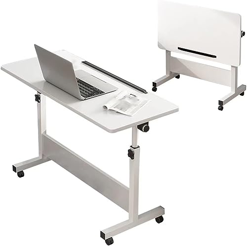 LIJBDDM Höhenverstellbarer Schreibtisch, ergonomischer Schreibtisch, Arbeitszimmer, Computertisch, Stehpult, Klapptisch für kleine Räume (Größe: 80 x 40 cm) von LIJBDDM