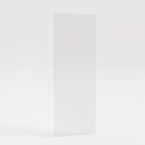 Glastür ohne Beschlag 709 x 1972 mm Milchglas weiß - Glastüren aus ESG Glas 8mm satiniert - Innentür Drehtür Glas ohne Türgriff ohne Schloss DIN links von LINEA GLAS DESIGN