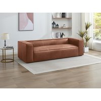 Sofa 3-Sitzer - Leder - Braun - ESTELLE von LINEA SOFA