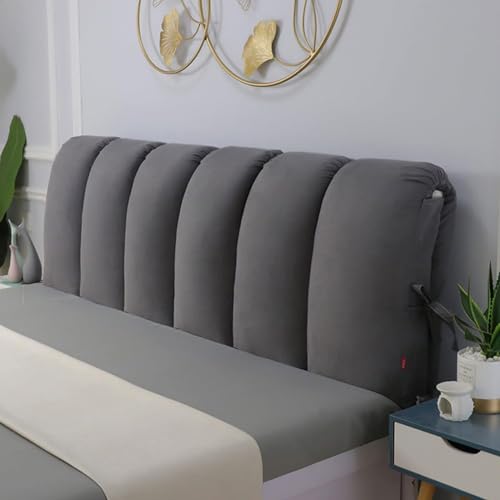 LINRIYOU Rückenkissen Bett, Lesen Kissen, Bett Kopfteil Kissen, Kopfteil Gepolstert Bett Rückenlehne, Betten Sofa Staubdicht Verdicken Rückenpolster Lesekissen, Entfernbar Waschbar(120 x 60 cm,D) von LINRIYOU