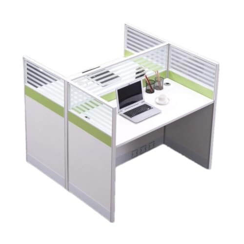 LIPPSYYDS Multifunktionstisch Bildschirmschreibtisch, Mitarbeitertrennwand, Kartenraum, L-förmiger 2-Eck-Computerkartenhalter, Büro-Lesetisch Tablett Bett (Color : Green, Size : A) von LIPPSYYDS