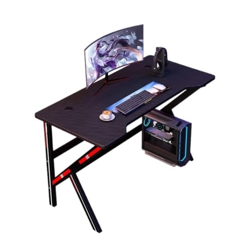LIPPSYYDS Multifunktionstisch E-Sport-Tisch, Computerspieltisch, Wettkampftisch, Büroschreibtisch, Heimschreibtisch, Lerntisch, Schreibtisch Tablett Bett (Color : White, Size : A) von LIPPSYYDS