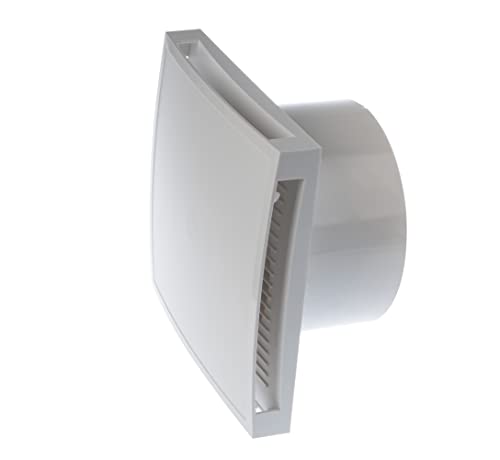 LIRAST Ø 150mm Weiß Badlüfter - Ventilator/Lüfter für Effiziente Belüftung im Bad Kuche WC von LIRAST