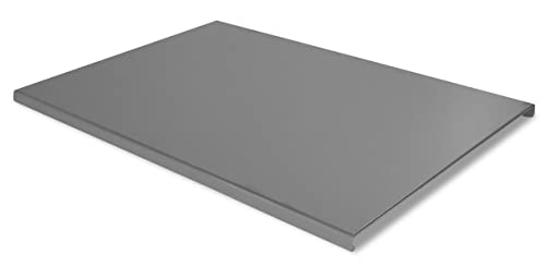 Plan Multifunktionale Platte - Schneidebrett aus Edelstahl Aisi 304 Abmessungen 80 x 55,5 x 2,5 cm mit rutschfesten Füßen von LISA Luxury IS an Attitude
