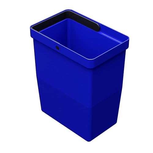 LM 530 ECO | 8-Liter-Mülleimer aus recycelbarem Material | Platzsparender Küchenmülleimer | 15 x 23 x 28,5cm | Kompatibel mit LM-Mülltrennungssystem | Blau von LM LANKA JA MUOVI