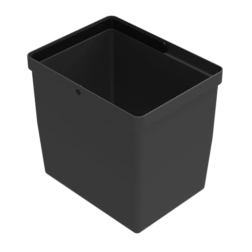 LM 531 ECO | 16-L Mülleimer aus recyceltem Material | 23 x 30,5 x 28,5 cm | Kompatibel mit LM Mülltrennsystem für die Küche unterschrank von LM LANKA JA MUOVI