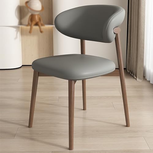 LMXRYPD Dining Chair 2er-Set, Polsterstuhl mit Geschwungener Rückenlehne, Schminktisch Stuhl, Moderner Esszimmerstuhl ohne Armlehnen (Color : E) von LMXRYPD