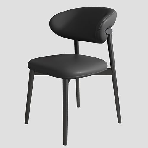 LMXRYPD Dining Chair 2er-Set, Polsterstuhl mit Geschwungener Rückenlehne, Schminktisch Stuhl, Moderner Esszimmerstuhl ohne Armlehnen (Color : Q) von LMXRYPD