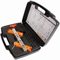 Werkzeugkoffer Locinox Bohrschablone für Schloss und Schließblech - drillfix von LOCINOX
