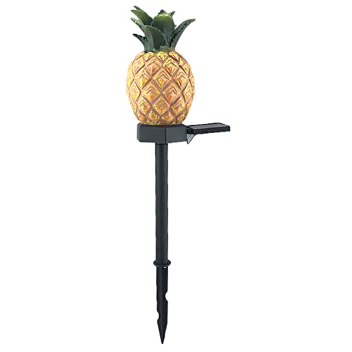 Solarleuchten Garten Außen, LED Solar Gartenleuchte, IP44 Wasserdicht Solarlampen Für Außen, Wegeleuchte Kaktus Ananas Figur Gartenstecker Lampe Für Garten,Hof,Balkon,Auffahrt,Weg,Pineapple von LOGT