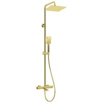 Duschsystem modern, mit Badewannenarmatur in gold DEANTE-30 - gold von LOMADOX