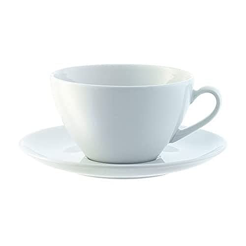 LSA Dine Cappuccinotassen Gebogen 350ml x 4 von LSA International