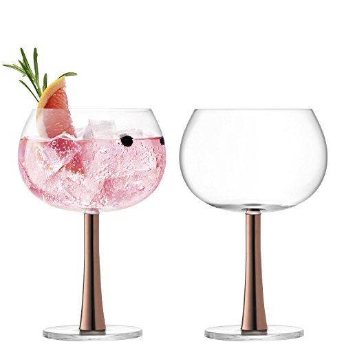 LSA Gin Ballonglas 420ml Kupfer x 2 von LSA International