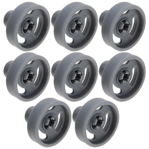 LT Easiyl 8 Stück Untere Rollenrolle für Besteckkorb der Spülmaschine WD12X10231 Unteres Rollenrad 1263942 AP3994981 PS1481883 Rollenrad für Geschirrspüler Besteckkorb von LT Easiyl