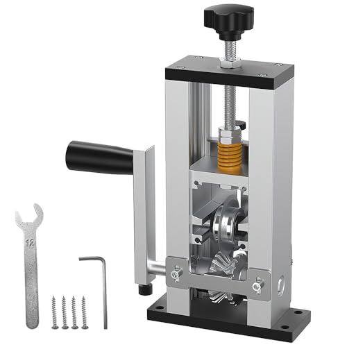 LUFEIS Manuelle Abisoliermaschine, Kabelschälmaschine 1-25 mm, Schälmaschine Kabel, Multifunktional Abisolierwerkzeug Kabel Abisoliergerät mit Abnehmbarem Griff für Kabelschrott zum Drahtrecycling von LUFEIS