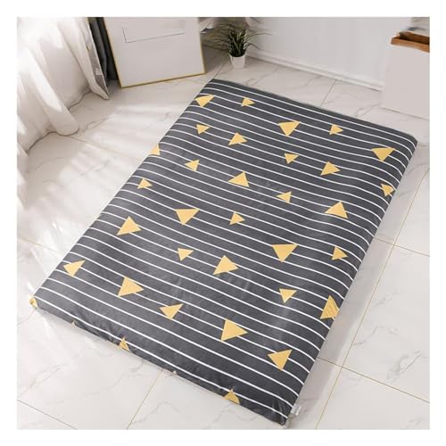 LUIVZD Japanese Floor Mattress Futon Mattress Cover Soft, Sleeping Mat Protection Cover, Softness, Comfort, Easy to Clean (Color : Ee, Size : Twin/90x200cm) von LUIVZD