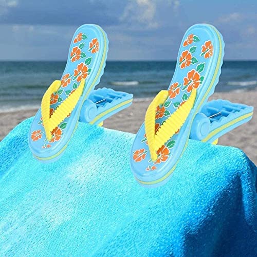 LYTIVAGEN 2 Stück Strandtuch Clips Badetuch Klammer Boca Clips Kunststoff Wäscheklammern für Strandtuch, Badetuch, Handtuch, Kleidung von LYTIVAGEN