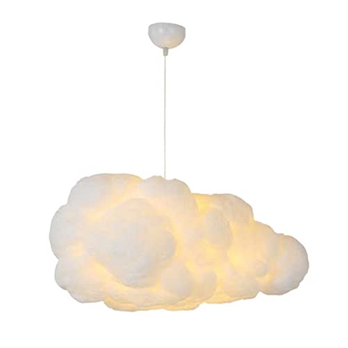 LZH FILTER Moderne Schwebende Wolken-Pendelleuchte, 3D-Wolken-Deckenleuchte, 3-Farbiger Dimmbarer Kronleuchter aus Flauschiger Baumwolle, für Kinderzimmer Wohnzimmer von LZH FILTER