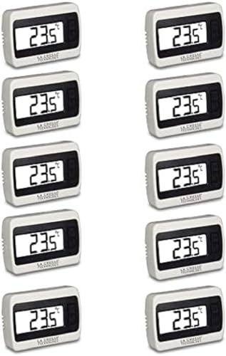 LA CROSSE TECHNOLOGY - WS7002 Thermometer für den Innenbereich, Weiß, 10 Stück von La Crosse Technology