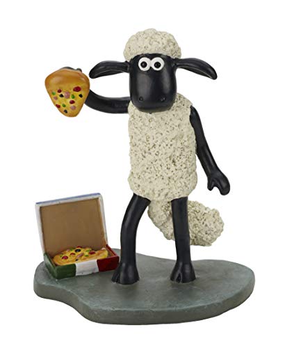 La Hacienda Aardman, Shaun das Schaf mit Pizza, Gartendekoration, gemischt von La Hacienda