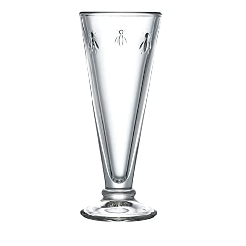 La Rochère Sektglas Biene Klar 150 ml - 6 Gläser - schöne Champagner Gläser mit eleganten Touch Prosecco Gläser , Sekt-Kelch spülmaschinengeeignet von La Rochère