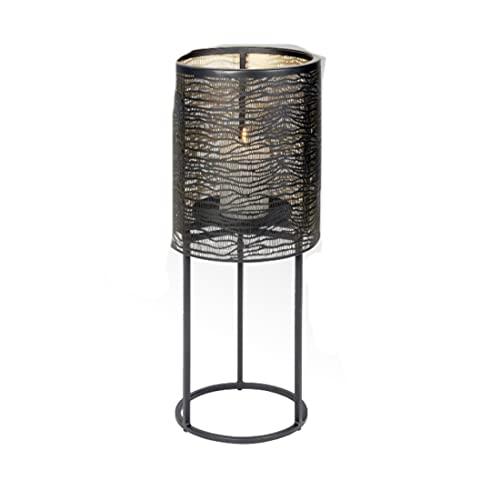 Lambert - Kerzensäule, Kerzenständer - Hiroko - Eisen - schwarz - (ØxH) 31 x 77 cm von Lambert