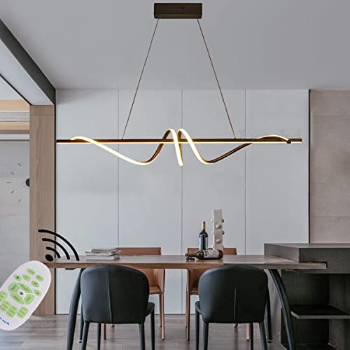 Lanekd LED Pendelleuchte Esstisch Esszimmerlampe,LED Hängelampe Esstischlampe Dimmbar Hue Küchenlampe Hängend Lampe Modern Kreative Designer Kronleuchter Flur Wohnzimmer Tisch Büro Decken Leuchte von Lanekd