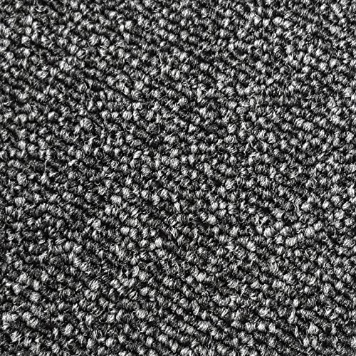 Teppichboden Schlingentextur Kurzflor Auslegware Bodenbelag schwarz 300 x 400 cm. Weitere Farben und Größen verfügbar von misento