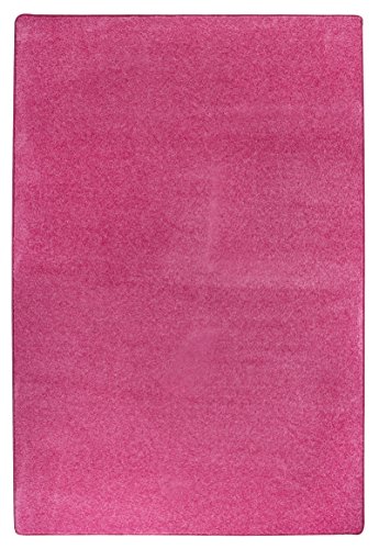 Wohnzimmerteppich Flachflor moderne Farben weich 240 x 340 cm pink. Weitere Farben und Größen verfügbar von misento