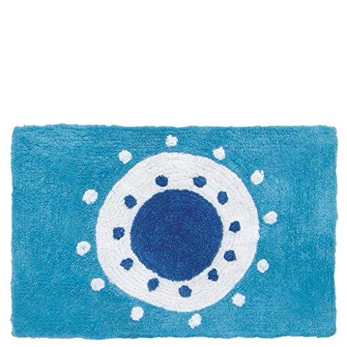 Laroom 11721 – Teppich Baumwolle Sonnen, blau von Laroom