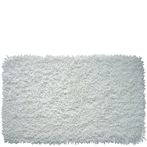 Laroom 12750 – Teppich Baumwolle Churros 4 cm, weiß von Laroom