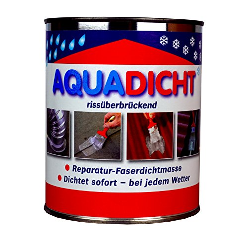 Aqua Dicht - Reparatur Faserdichtmasse 5 kg Eimer grau - Dichtet sofort bei jedem Wetter von Latzel Dämmstoffe