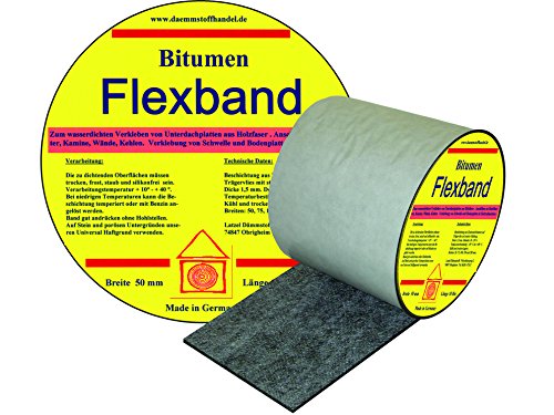 Bitumen Flex Dichtband 300 mm - Dehnbarkeit bis 30% von Latzel Dämmstoffe