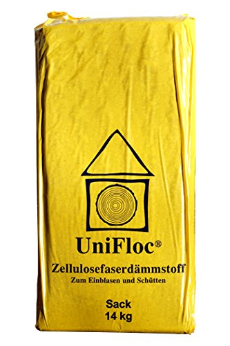 Unifloc Zellulosedämmung als Fußbodenschüttung 21 Sack 296 kg von Latzel Dämmstoffe