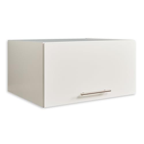 LAUNDREEZY Schrankaufsatz für Waschmaschinenschrank, Weiß - Aufsatzschrank für zusätzlichen Stauraum in der Waschküche - 67,5 x 38 x 67,5 cm (B/H/T) von Laundreezy