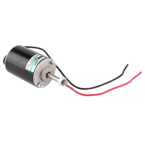 Permanentmagnetischer Gleichstrommotor, 12/24V 30W Hochgeschwindigkeits-CW/CCW-Elektromotor für DIY-Generator(24 V 6000 U/min) von Lazmin