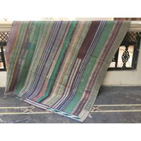 Kantha-Decke, Vintage-Kantha-Decke, Tagesdecke, Kantha-Überwurf, Recycelter Überwurf, Handgemachte Kantha, Vintage-Kantha-Decke von LazuWork