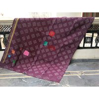Kantha Tagesdecke, Handgemachte Decke, Boho Reversible Quilt, Vintage Quilt von LazuWork