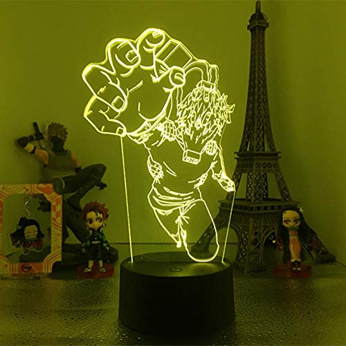 3D Anime Illusion Licht Mein Held Akademie Shigaraki Tomura Nachtlampe Kinderzimmer Dekor Atmosphäre Kind Urlaub Geburtstagsgeschenk-16 Farbe mit Fernbedienung von Lbvrgg
