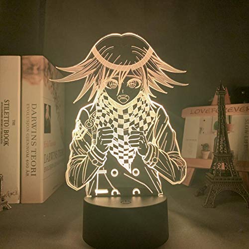Anime DanganronPA-LED-Nachtlampe für Kinder Kokichi OMA-Spiellampe für Schlafzimmerdekoration Kokichi OMA V3 3D Illusionslicht-16 Farbe mit Fernbedienung von Lbvrgg