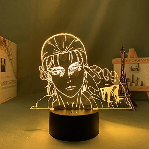 Anime LED Nachtlampe eren X Jujutsu Kaisen für Kinderzimmer Dekor Manga AOT 3D Illusion Licht Kind Geburtstagsgeschenk-7 Farben Keine Fernbedienung von Lbvrgg