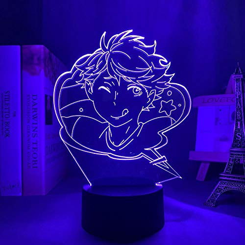 Haikyuu Oikawa Tooru - Anime LED Nachtlicht RGB Farbänderung 3D Illusion Licht Dekorative Atmosphäre Kindergeburtstagsgeschenk-16 Farbe mit Fernbedienung von Lbvrgg