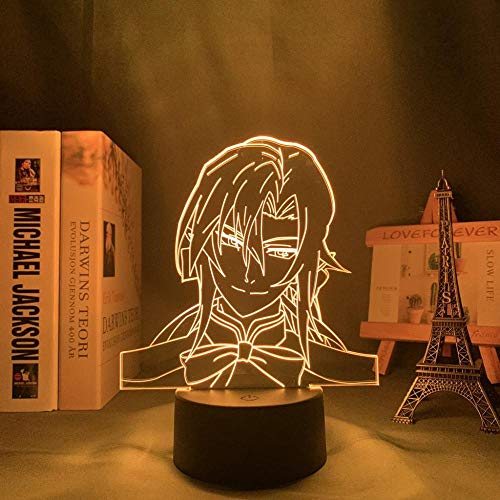 Seraph des End-LED-Lichts für Home Kind Atmosphäre Dekor Geburtstag Manga 3D Nachttischlampe Illusionslicht-16 Farbe mit Fernbedienung von Lbvrgg