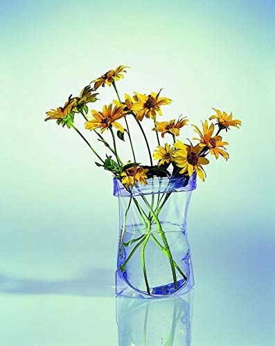 :Le Sack LS2500 Vase, verformbar, PVC, 17 x 0,5 x 28 cm, Transparent von first4magnets