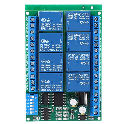 DC 12V Relais - DC 12V 8 Kanal RS485 Relais Befehl Programmierbare Steuermodulplatine von LeKu