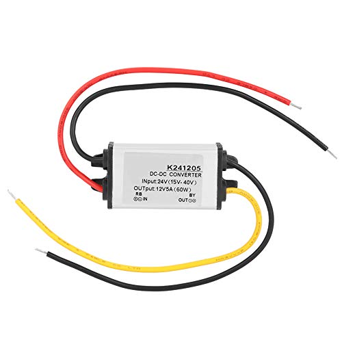 DC-DC-Abwärtswandler, 24 V auf 12 V, einstellbares hocheffizientes 5-A-Abwärtsnetzteil, Konstantstrom, Konstantspannung für Roboter, Photovoltaik-Panels, Pumpen, CNC-Geräte, Motoren und Drucker von LeKu