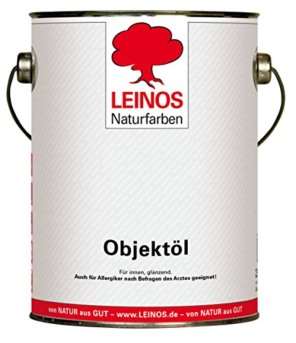 Leinos 255 Objektöl für Innen, seidenmatt 002 Farblos 2,5 l von Leinos Naturfarben